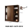 Lemari Baju Pintu Geser Minimalis Modern