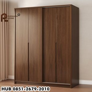 Lemari Baju Pintu Geser Minimalis Modern