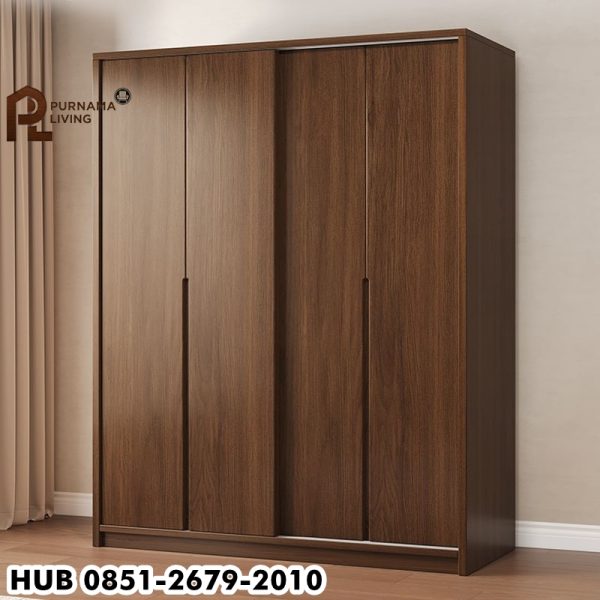 Lemari Baju Pintu Geser Minimalis Modern