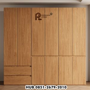 Lemari Pakaian Modern 6 Pintu