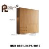 Lemari Pakaian Modern 6 Pintu