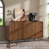 ROMI-Lemari-Kabinet-4-Pintu-Kaki-Retro-Kayu-Jati ROMI Lemari Kabinet 4 Pintu Retro Modern