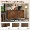 ROMI-Lemari-Kabinet-4-Pintu-Kaki-Retro-Kayu-Jati2 ROMI Lemari Kabinet 4 Pintu Retro Modern