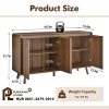ROMI-Lemari-Kabinet-4-Pintu-Kaki-Retro-Kayu-Jati4 ROMI Lemari Kabinet 4 Pintu Retro Modern