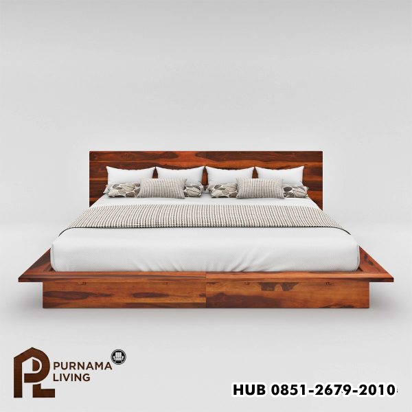 0393825_delaware-solid-wood-platform-bed-frame Difan Minimalis Model Delaware