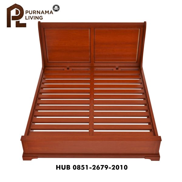 0398952_duanesburg-solid-mahogany-wooden-sleigh-style-platform-bed Difan Modern Gaya Kereta Luncur
