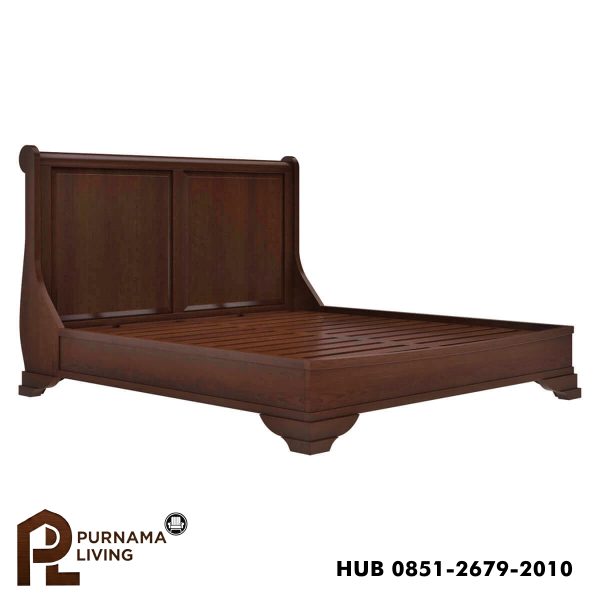 0398993_accoville-traditional-mahogany-wood-platform-panel-bed-frame Difan Panel Platform Tradisional Accoville