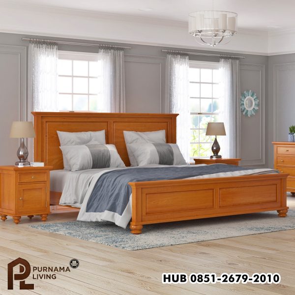 0399094_wamsutter-solid-mahogany-wood-platform-bed Difan Modern Gaya Minimalis Wamsutter