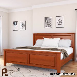 Difan Platform Kayu Mahoni Solid Kristoff