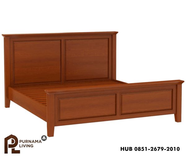 Difan Platform Kayu Mahoni Solid Kristoff