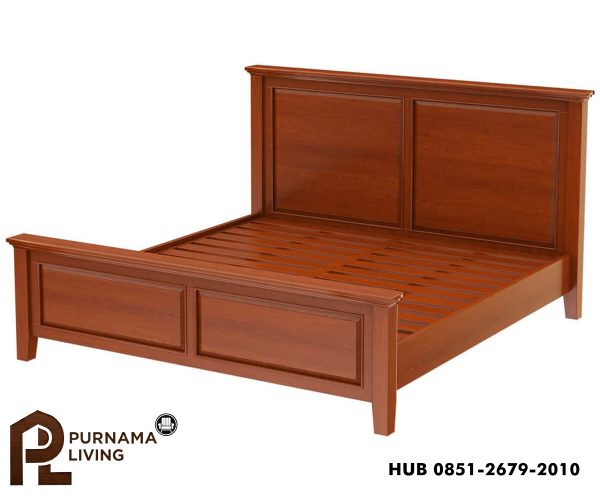 Difan Platform Kayu Mahoni Solid Kristoff