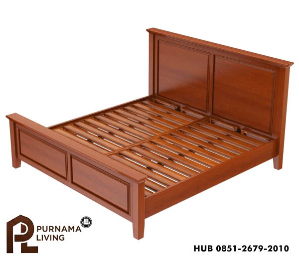 Difan Platform Kayu Mahoni Solid Kristoff