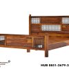 0400659_san-francisco-rustic-solid-wood-and-iron-platform-bed-frame Difan Platform Bergaya Pedesaan San Francisco