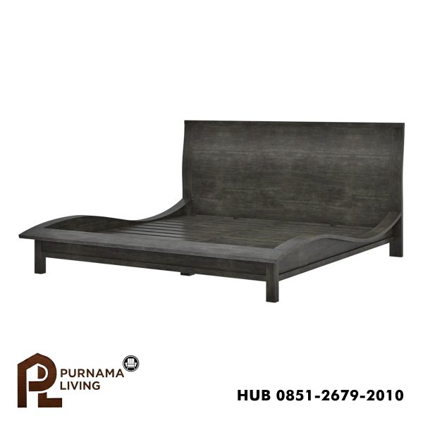0402660_el-dorado-mahogany-wood-gray-platform-bed-with-curved-silhouette Difan Model El Dorado dengan Siluet Melengkung