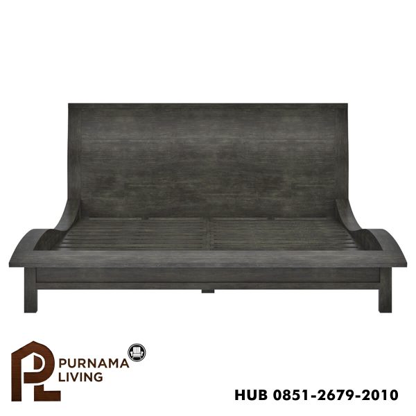 0402661_el-dorado-mahogany-wood-gray-platform-bed-with-curved-silhouette Difan Model El Dorado dengan Siluet Melengkung