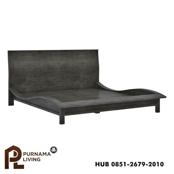 0402662_el-dorado-mahogany-wood-gray-platform-bed-with-curved-silhouette Difan Model El Dorado dengan Siluet Melengkung