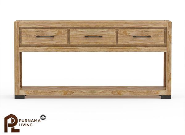 0404044_oaso-solid-wood-entryway-console-table-with-drawers Meja Konsol Lorong Gaya Rumah Pertanian Modern Oaso
