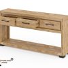 0404045_oaso-solid-wood-entryway-console-table-with-drawers Meja Konsol Lorong Gaya Rumah Pertanian Modern Oaso