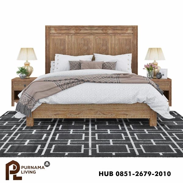 0404277_waukesha-solid-wood-tall-headboard-platform-bed-frame Difan Platform Headboard Tinggi Ukir Waukesha