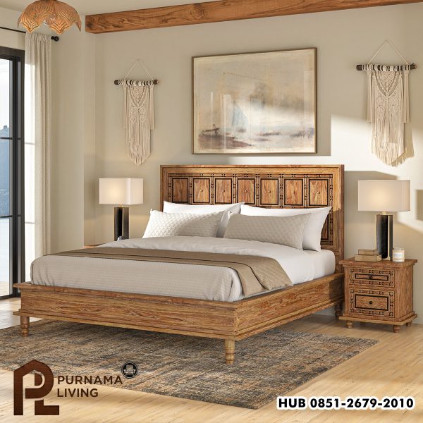 Difan Platform Tradisional Kayu Solid