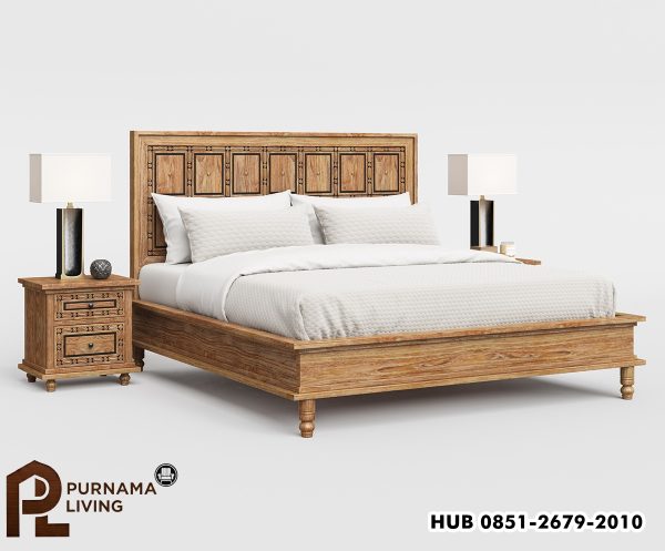 Difan Platform Tradisional Kayu Solid