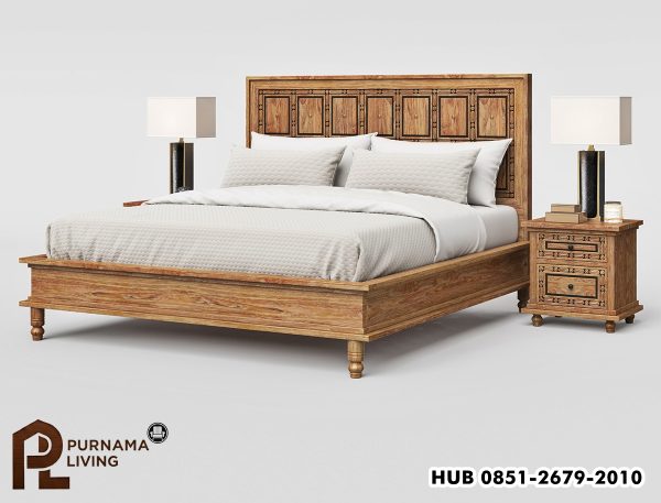 Difan Platform Tradisional Kayu Solid