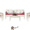Set Sofa 4 Bagian Ukiran Klasik Gaya Maroko Pennsylvania