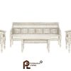 Set Sofa 4 Bagian Ukiran Klasik Gaya Maroko Pennsylvania