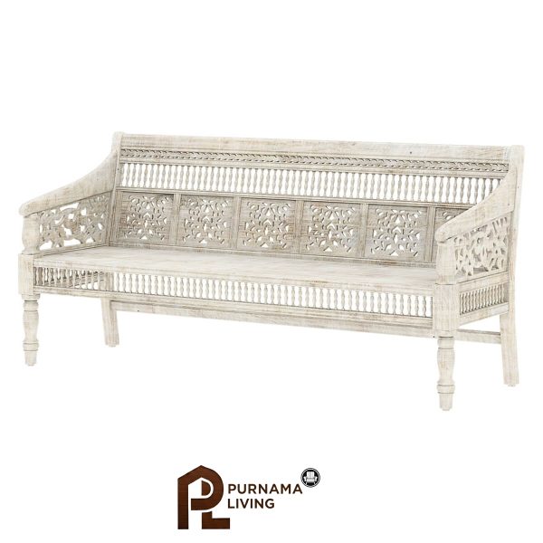 Set Sofa 4 Bagian Ukiran Klasik Gaya Maroko Pennsylvania