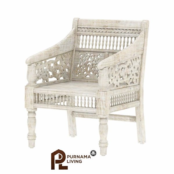 Set Sofa 4 Bagian Ukiran Klasik Gaya Maroko Pennsylvania