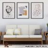 Sofa 3 Dudukan Gaya Mid-Century Modern Gaya Palermo