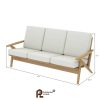 Sofa 3 Dudukan Gaya Mid-Century Modern Gaya Palermo
