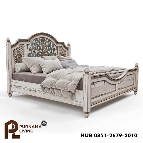 0408245_colmar-coastal-floral-hand-carved-arch-headboard-solid-wood-platform-bed Difan Gaya Ukiran Tangan Motif Bunga Pesisir Colmar