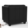 0408457_brownsville-solid-wood-upholstered-black-leather-corner-sofa-chair Kursi Sofa Sudut Model Brownsville