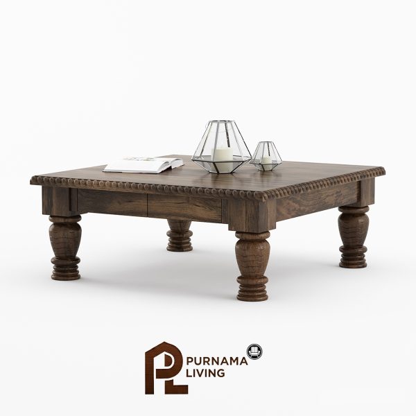 0408848_renens-rustic-solid-wood-traditional-large-square-coffee-table Meja Kopi Persegi Besar Tradisional Gaya Renens