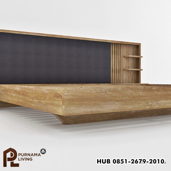 Difan Terapung Kayu Solid Rustic Haddington