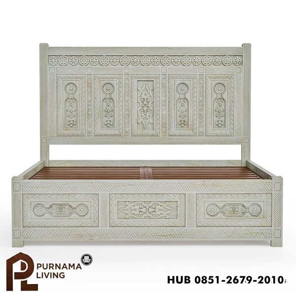 0409653_burford-mahogany-wood-farmhouse-style-platform-bed Difan Gaya Rumah Pertanian Model Burford