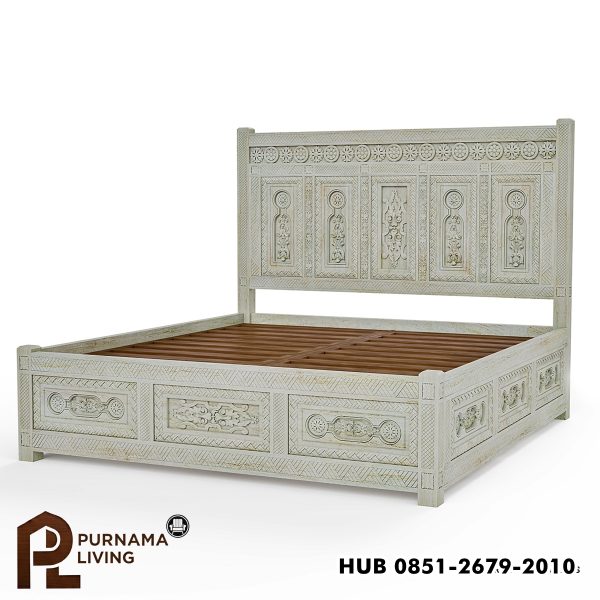 0409655_burford-mahogany-wood-farmhouse-style-platform-bed Difan Gaya Rumah Pertanian Model Burford