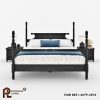 0410434_moncton-black-solid-wood-platform-handcrafted-4-poster-bed Difan Platform Hitam Model Moncton