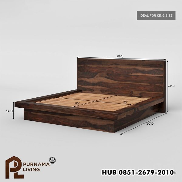 0413165_virginia-modern-handcrafted-solid-wood-platform-bed Difan Platform Modern Model Virginia