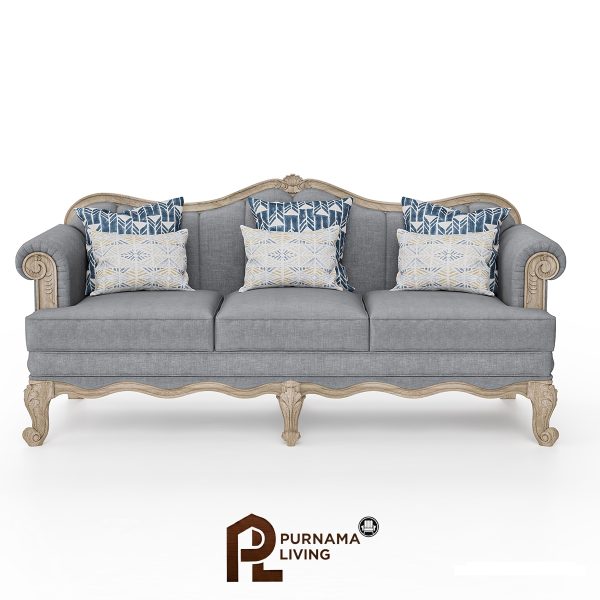 Set Sofa Tradisional 4 Bagian Gaya Sorocaba