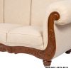Sofa 3 Dudukan Berlapis Kain Gaya Victoria Denali