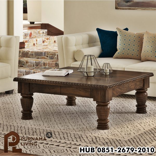 0416492_renens-rustic-solid-wood-traditional-large-square-coffee-table Meja Kopi Persegi Besar Tradisional Gaya Renens