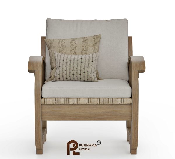 0416760_fortaleza-modern-rustic-teak-wood-upholstered-1-seater-sofa Sofa 1 Dudukan Bergaya Rustic Modern Fortaleza