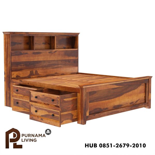 0418629_mission-modern-rustic-solid-wood-platform-storage-bed Difan Kayu Solid Bergaya Rustic Modern