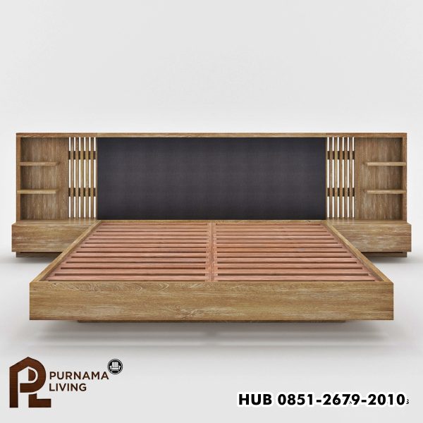 Difan Terapung Kayu Solid Rustic Haddington