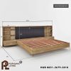 Difan Terapung Kayu Solid Rustic Haddington