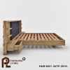 Difan Terapung Kayu Solid Rustic Haddington