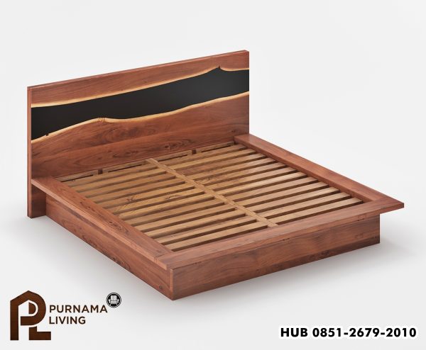 0419066_morada-acacia-wood-epoxy-modern-platform-bed-frame Difan Platform Modern Kayu Akasia Morada