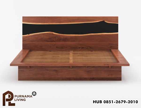 0419067_morada-acacia-wood-epoxy-modern-platform-bed-frame Difan Platform Modern Kayu Akasia Morada